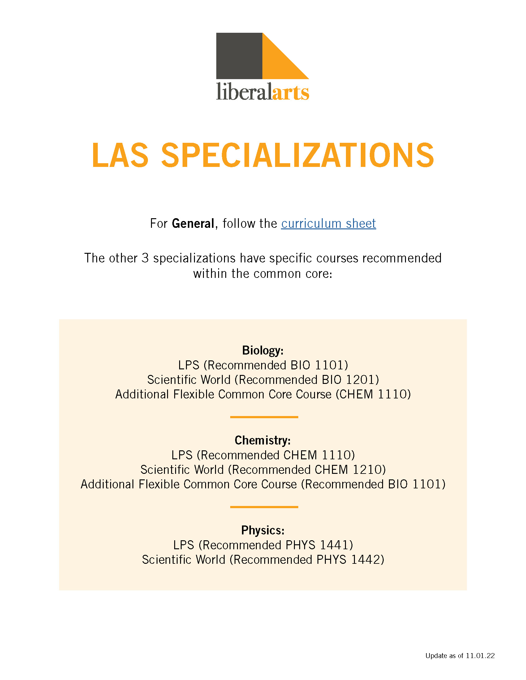 LA Specialization